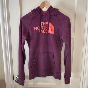 SALE 2/15 The North Face Logo Pullover Hoodie, Burgendy/Coral - Size XS